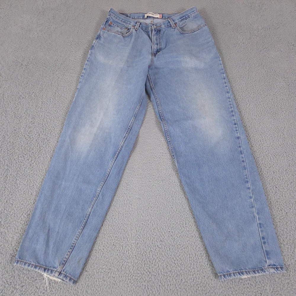 VINTAGE Levis Jeans Mens 34x35 560 Comfort Fit Tapered Light Denim‎ Cotton Y2K
